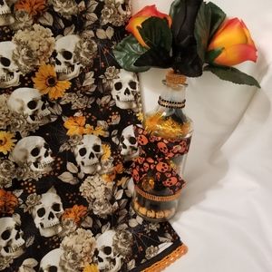 Handmade Skull Runner/Centerpiece Set
